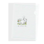 N's Creationの回文グッズ わにのにわ Clear File Folder