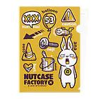 Nutcase_FactoryのNutcaseFactoryクリアファイル クリアファイル