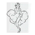 山形屋米店のマリリン・モンロー（Marilyn Monroe) クリアファイル