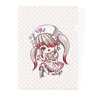 Heavenly Dropのピンクナースちゃん Clear File Folder