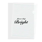 BrightのBright　ロゴTshirt クリアファイル