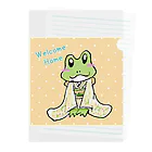 高嶺 悠のかえる部屋のかえるちゃん日日是好日「WelcomeHome」 Clear File Folder