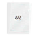 kawaii nekko shopのkangaroo cat's Clear File Folder