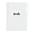 nasupicreampuffのbride Clear File Folder