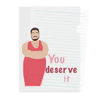 RainbowTokyoのYou deserve it Clear File Folder