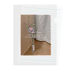 natural momentのdyed flower Clear File Folder