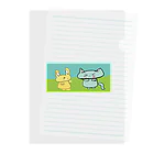 YAG STOREのまいごうさぎ Clear File Folder