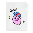 Dr.pepepe の陽気な血球やさんのドキ！キュンとする心臓 Clear File Folder