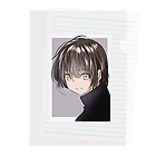 yanchikiのオリキャラグッズ店の三日月　あきら Clear File Folder