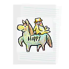 阿蘇のスピリチュアルカウンセラー綾野コトリ☆OFFICIAL SHOPのhappy_001 Clear File Folder