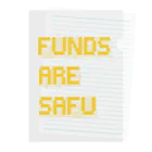 平原神話のFunds Are Safu クリアファイル