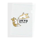 5corgisのコギプロ【ドロップキック】 Clear File Folder