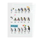 Icchy ぺものづくりのペンギンパレード Clear File Folder