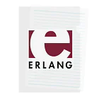 Erlang and Elixir shop by KRPEOのErlang logo クリアファイル