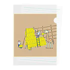 はやし企画のはざかけを手伝うキリン Clear File Folder