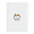 いつもの「ねこ」のNECO Clear File Folder