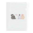 雛乃の文鳥グッズ屋さんの雛文鳥たち Clear File Folder