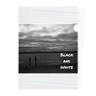 FILM CANERA FANのCloudy Sky and Ocean  Clear File Folder