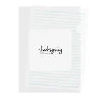 Pochette-Onlineのワンマンライブ〜thanksgiving〜公式グッズ Clear File Folder