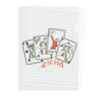 office GREAT's ShopのRich4 Clear File Folder