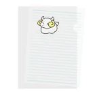 ゆるれあの「ひ」ひつじ Clear File Folder