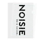 noisie_jpの『NOISIE』BLACK（縦）ロゴシリーズ Clear File Folder