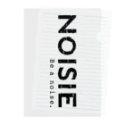 noisie_jpの『NOISIE』BLACK（縦）ロゴシリーズ クリアファイル