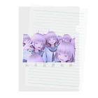 布帝耳蒸気波の布帝耳達 Clear File Folder