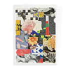 はむせいがわのコラージュ Clear File Folder