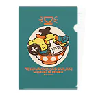 シノザキのスズリの雑煮クリアファイル（すまし汁） Clear File Folder