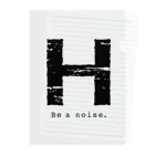 noisie_jpの【H】イニシャル × Be a noise. クリアファイル