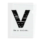 noisie_jpの【V】イニシャル × Be a noise. クリアファイル