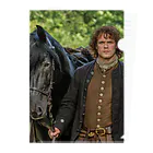 loo10のsam heughan scottish actor クリアファイル