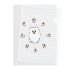 Hinanochin.shopのa pomeranian / shortcake Clear File Folder