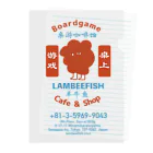 Boardgame Cafe & Shop LAMBEEFISH(ボードゲームカフェ & ショップ ランビーフィッシュ)のグッズ屋さんの【台湾風レトロ 】ボードゲームカフェランビーくんグッズ クリアファイル