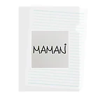 MAMANのMAMAN goods クリアファイル