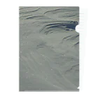 空屋　sorayakusakaの201602060941000 雪原の風紋 クリアファイル