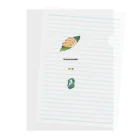 shiga-illust-sozai-goodsのふなずし 〈滋賀イラスト素材〉 Clear File Folder