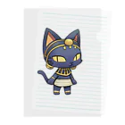 Lunaのエジプトの猫 Clear File Folder