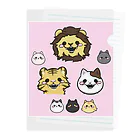 ケモ好きな子ノ原家の猫系ケモ Clear File Folder