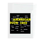 NEON_LINEのAMERICAN TOUR Clear File Folder