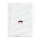 月のうさぎくんの月のうさぎくんのクリアファイル Clear File Folder