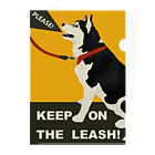 ねるくるのKEEP ON THE LEASH! (Shostako Yellow) クリアファイル