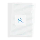 R.(あーるどっと)のR.(あーるどっと) Clear File Folder