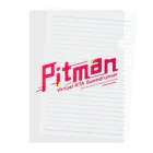 Pitman🦊🚫🪶RTA走者 Speedrunner VtuberのPitman ロゴ Clear File Folder