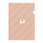 Kotetsu diary(SUZURI店)のゆるゆるシーズー Clear File Folder