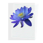 Rian🏍の青色と白色の蓮 Clear File Folder