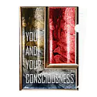 PALA's SHOP　cool、シュール、古風、和風、のL型の額縁design「YOU AND YOUR CONSCIOUSNESS」typeB1 クリアファイル