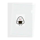 mooncatのOnigiri chan （おにぎりちゃん） Clear File Folder