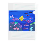 kammosquitoのカムくんのお魚グラス Clear File Folder